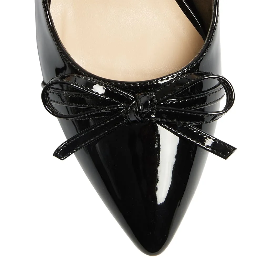 Wish Heel in Black Patent